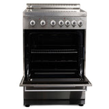 24″ 4 Burners  Electric  Flat Top Stove, Stainless. steel, Model: PRE2426GS