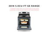 GE 30in 5.0 Cu-Ft Range
