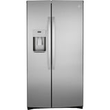 GE Side-by-Side Refrigerator & Electric Range Suite in Fingerprint-Resistant Stainless Steel, but before you paying read next