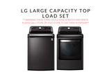 LG Large Capacity Top Load Set