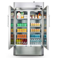29 ft³ Vertical refrigerator display DOUBLE DOOR COOLER