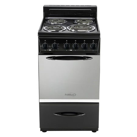4 BURNERS  ELECTRIC STOVE 20” STOVE WITH OVEN.PERFECT FOR SMALL SPACE,APARTMENT