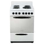 4 BURNERS  ELECTRIC STOVE PREMIUM with oven 24" Inches wide perfect for small apartment