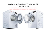Bosch Compact Washer Dryer Set