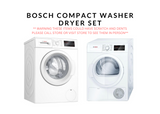 Bosch Compact Washer Dryer Set
