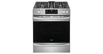 30 in. 5.6 cu. ft. Front Control Gas Range with Air Fry in Smudge-Proof Stainless Steel