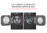 LG X.Large Capacity washer 5.2 CU and dryer 9 CU