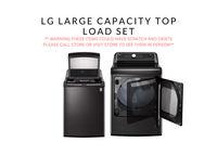 LG Large Capacity Top Load Set