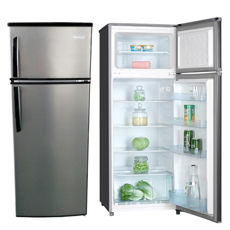 7.4 FT³ REFRIGERATOR SILVER, (Perfect for small Apartment)