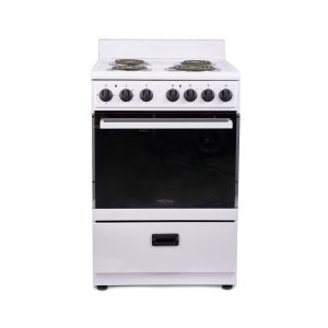 24″ 4 Burners Freestanding Electric Stove With Coil - PRE2425GW