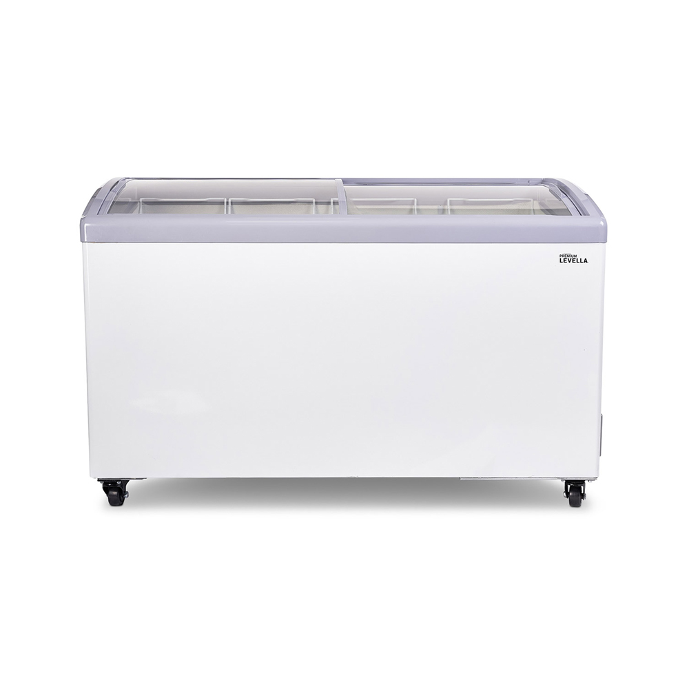 7.4 ft³ Curved Glass Door Freezer/refrigerator Display Model: PFR740G